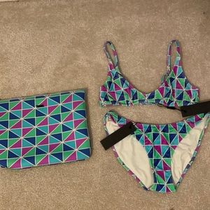 Triangl Bikini Set with Bag